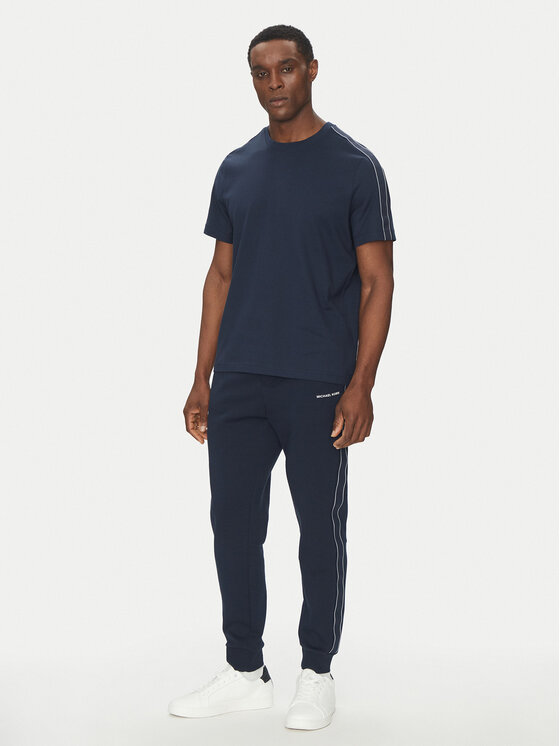 Michael Kors Michael Kors T-Shirt CT4524E1V2 Granatowy Regular Fit