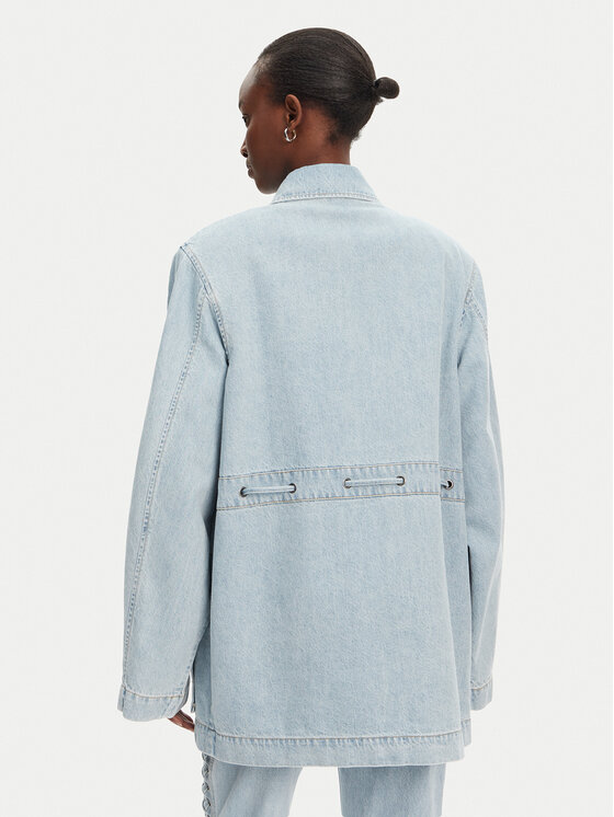 ROTATE ROTATE Jeanshemd 1141821468 Blau Relaxed Fit