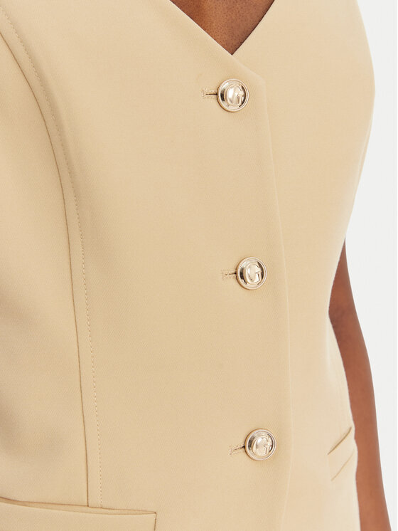 Guess Guess Gilet W6GH49 W1895 Beige Slim Fit