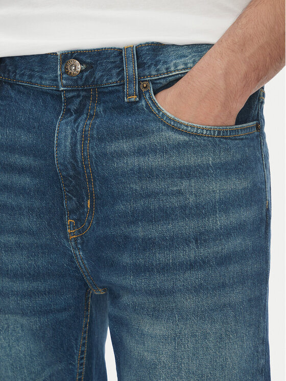 HUGO HUGO Blugi Ash 50541564 Albastru Slim Fit