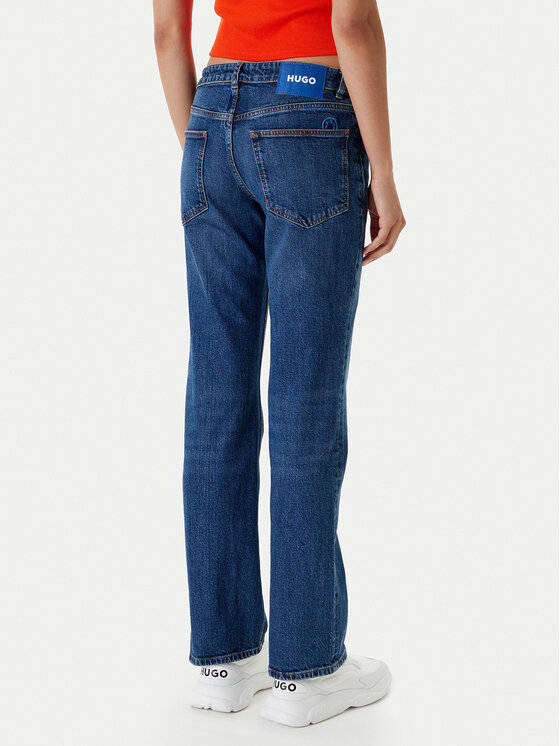 HUGO HUGO Blugi Gamera_B 50541565 Albastru Slim Fit