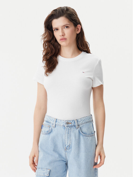 Tommy Jeans Tommy Jeans Σετ 2 T-Shirts DW0DW21366 Έγχρωμο Slim Fit