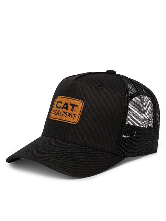 CATerpillar CATerpillar Cap Diesel Power Leather Patch 1090049-10158 Schwarz