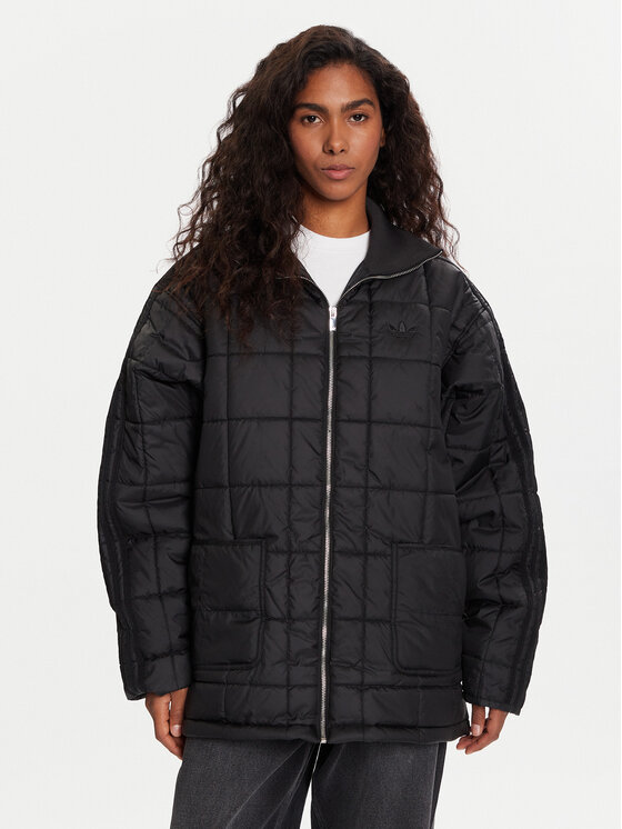 adidas adidas Bunda pro přechodné období Essentials JX8825 Černá Oversize