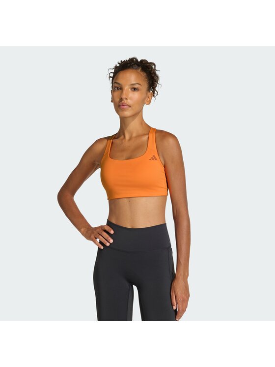 adidas adidas Biustonosz sportowy 159168 Pomarańczowy