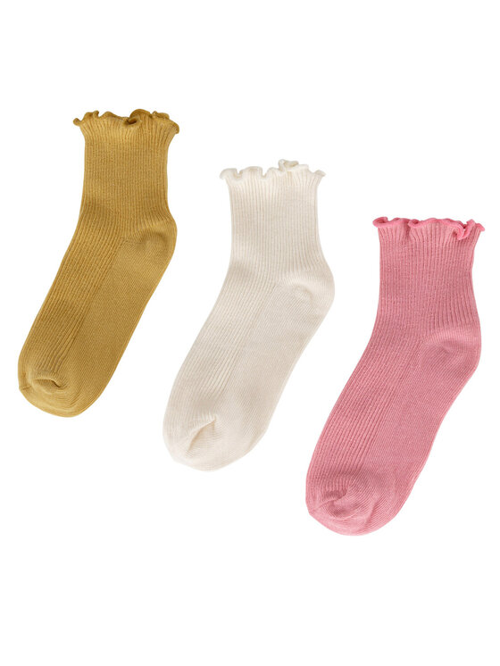 JENNY JENNY Șosete scurte 7KB-003-SS25 (3-pack) Galben