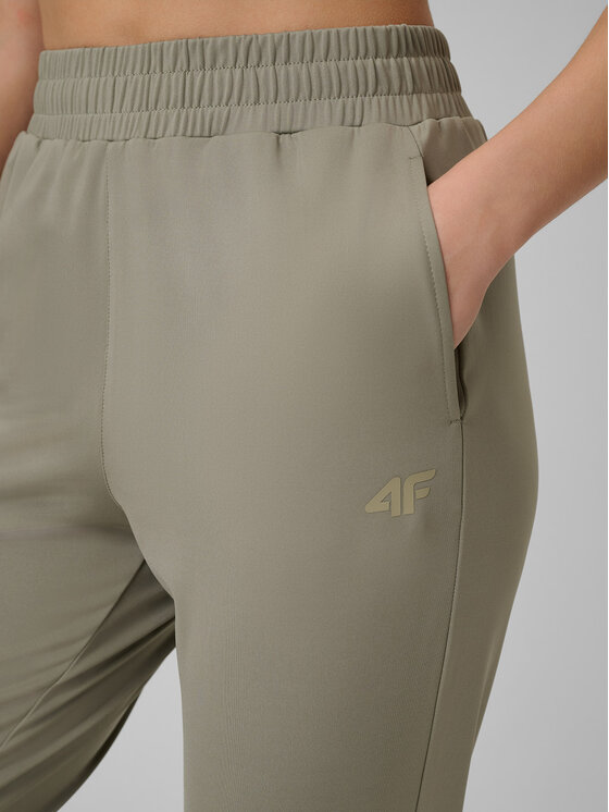 4F 4F Spodnie dresowe MULTI ACTIVE Zielony Regular Fit