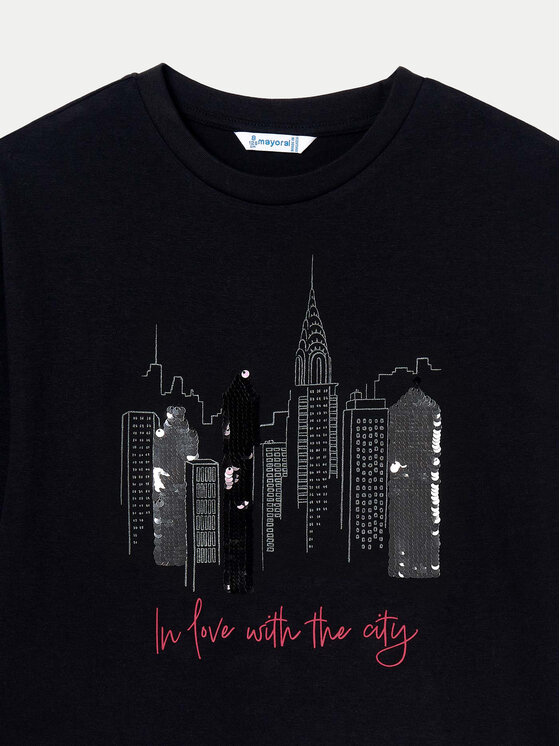 Mayoral Mayoral Bluse 7016 Schwarz Regular Fit