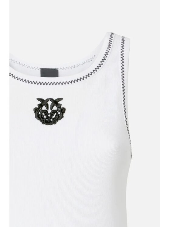 PINKO PINKO Top Bitetto Bianco Regular Fit