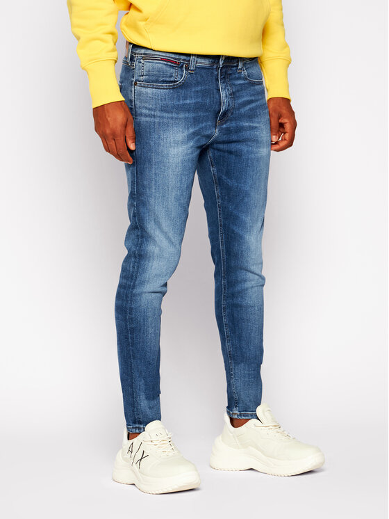 Tommy Jeans Skinny Fit džíny Miles DM0DM09767 Tmavomodrá Skinny Fit •  Modivo.cz