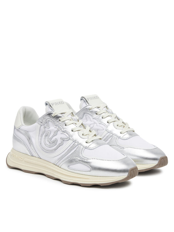 PINKO PINKO Tenisice Zoe 01 SS0087P085 Srebrna