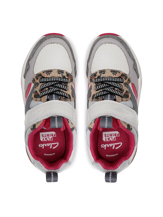 Clarks Sneakersy Clowder Run K 261661186 M Biały | Modivo.pl