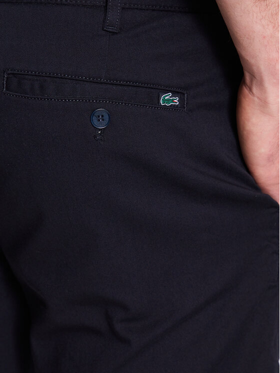 Lacoste Lacoste Riidest šortsid FH2647 Must Regular Fit