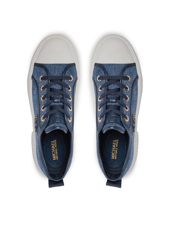 MICHAEL Michael Kors Sneakers aus Stoff Evy Lace Up 43R4EYFS3D Blau Modivo