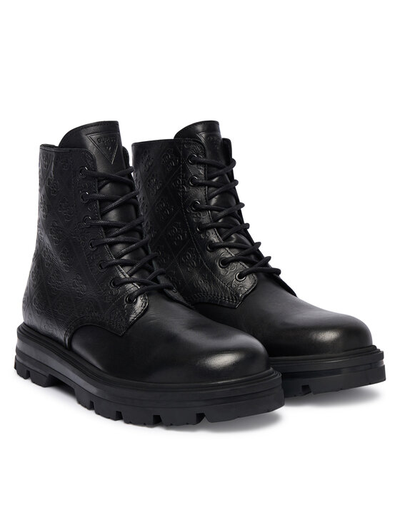 Guess Guess Schnürschuhe FMFGAD LEL10 Schwarz