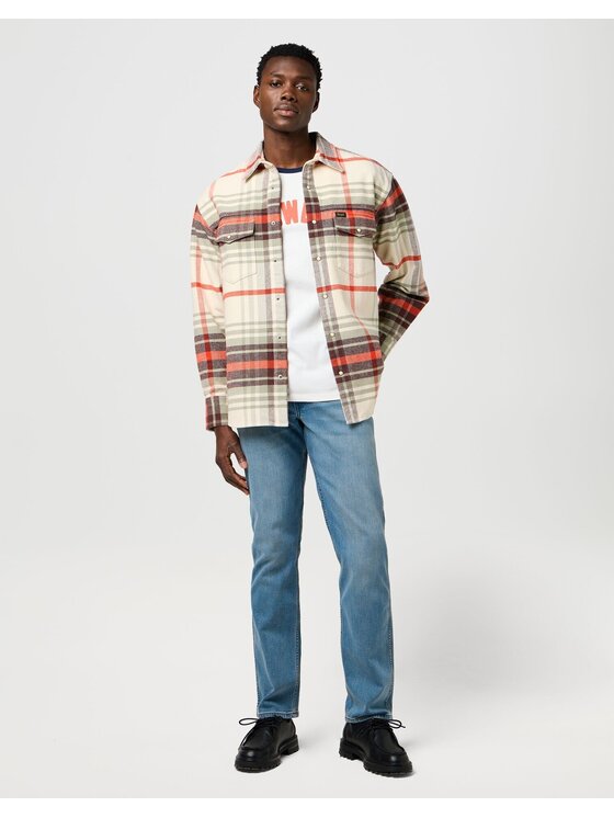 Wrangler Wrangler Koszula WESTERN SHIRT Kolorowy Relaxed Fit