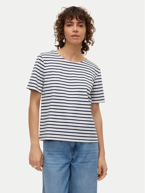 Vero Moda Vero Moda T-Shirt Abby 10304716 Bílá Regular Fit