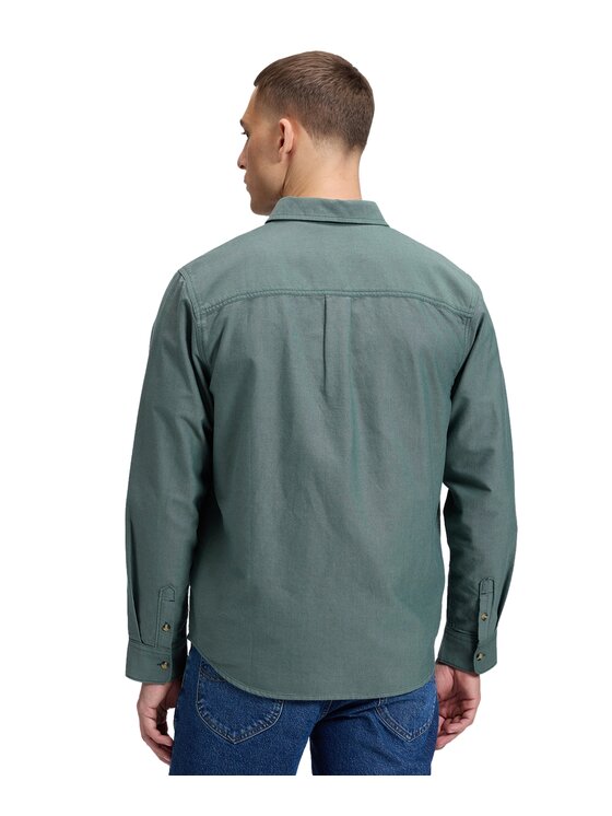 Lee Lee Koszula 112386441 Zielony Relaxed Fit