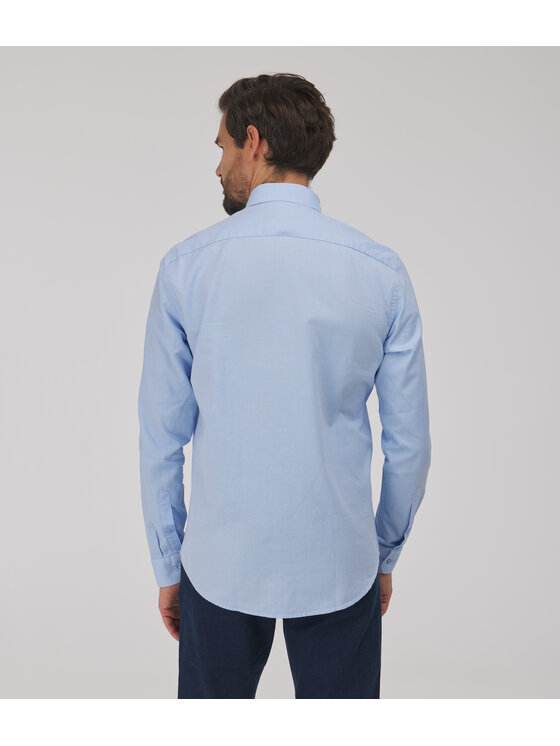 Lee Cooper Lee Cooper Koszula jeansowa VAN Niebieski Regular Fit