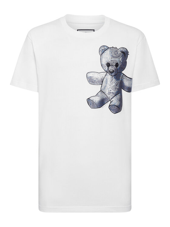 PHILIPP PLEIN PHILIPP PLEIN T-Shirt 721 Biały Regular Fit