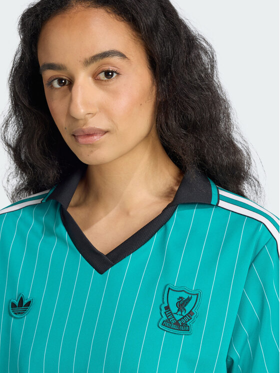 adidas adidas Sukienka codzienna Liverpool FC Terrace Icons Zielony