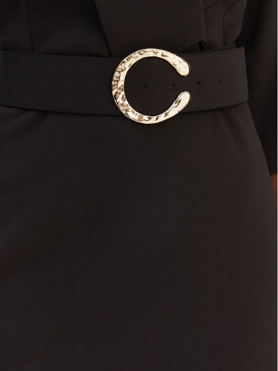 Rinascimento Rinascimento Rochie cocktail CFC0126777003 Negru Slim Fit
