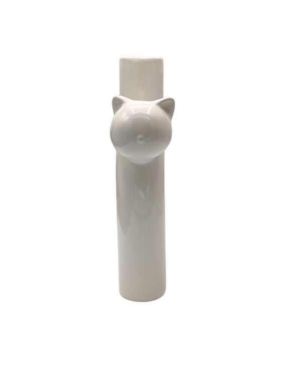 MIAhome MIAhome Wazon ceramiczny kot GATELO Biały