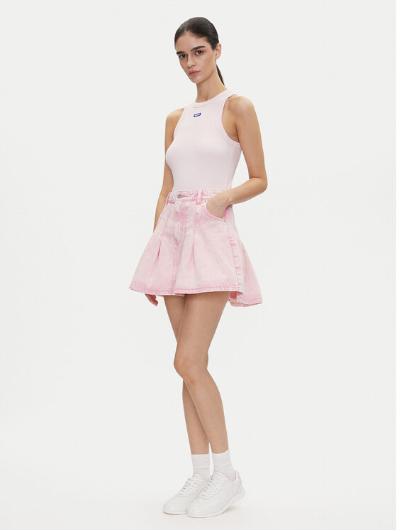 HUGO HUGO Džinsa svārki Gloom_B 50534786 Rozā Regular Fit