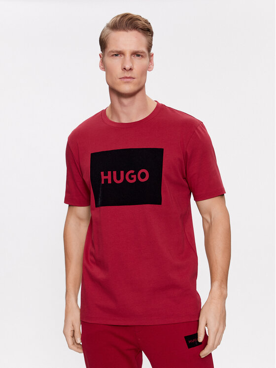 Hugo T-krekls Dulive_V 50501004 Sarkans Regular Fit