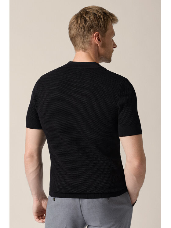 Lancerto Lancerto Polo Mirko PO073126000014 Czarny Regular Fit