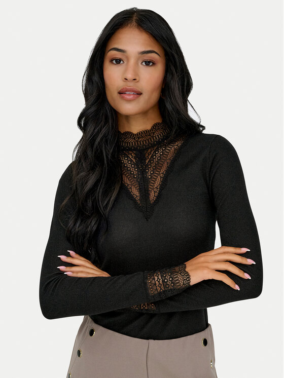 ONLY ONLY Bluza Tilde 15344695 Črna Regular Fit
