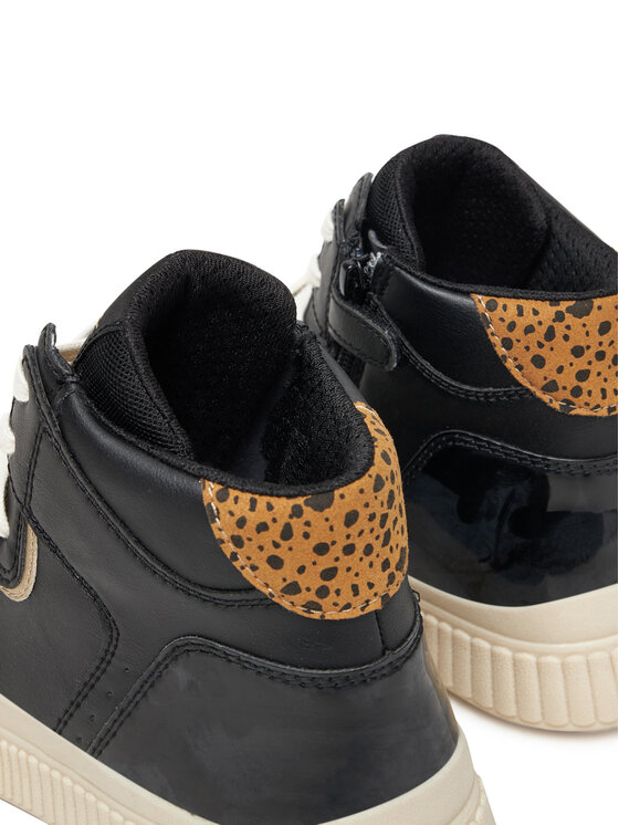 Geox Geox Sneakersy J Laquinny J56M3B 05402 C0531 D Černá