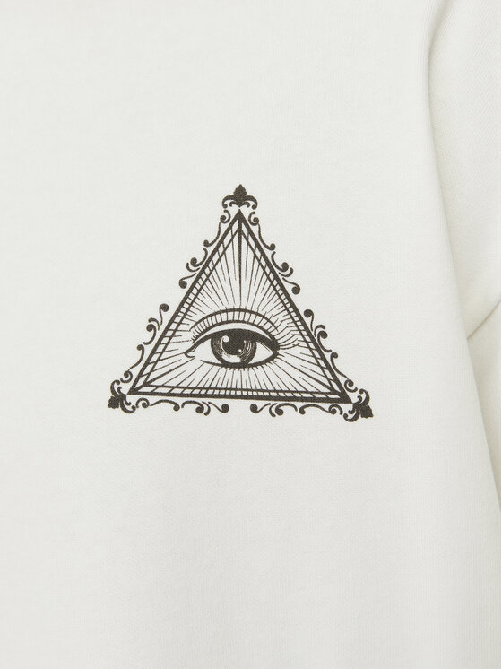 Jack & Jones Jack & Jones Mikina Mystic 12257735 Bílá Relaxed Fit
