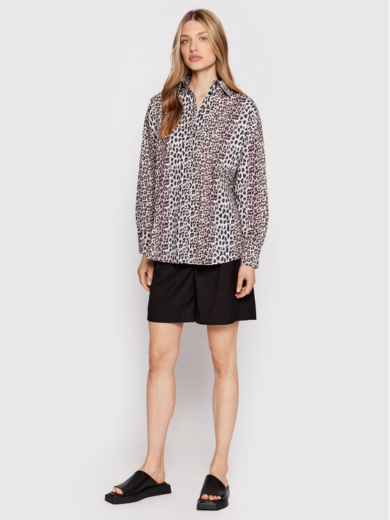 Camicia Dassy 12730 Marrone Loose Fit