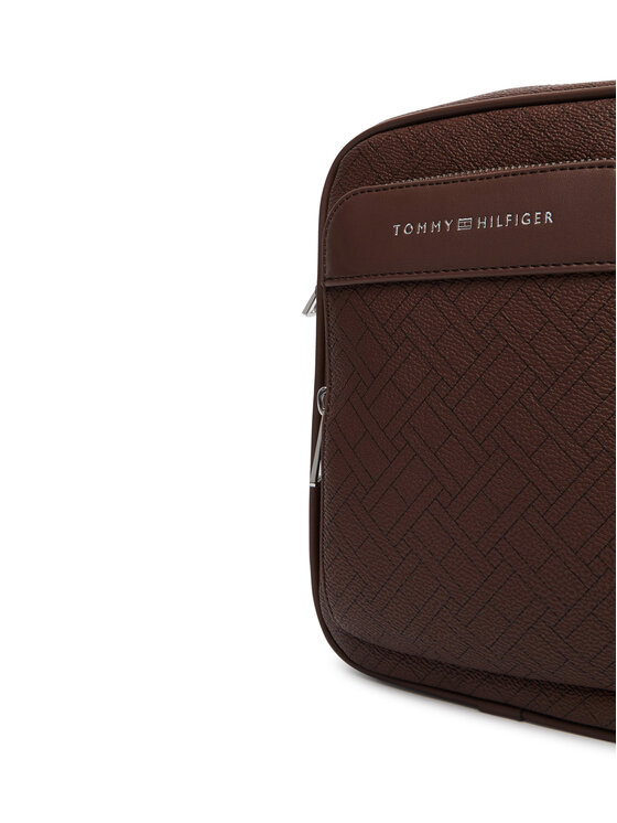 Tommy Hilfiger Tommy Hilfiger Borsellino Th Flag Monogram Mini Reporter AM0AM14138 Marrone