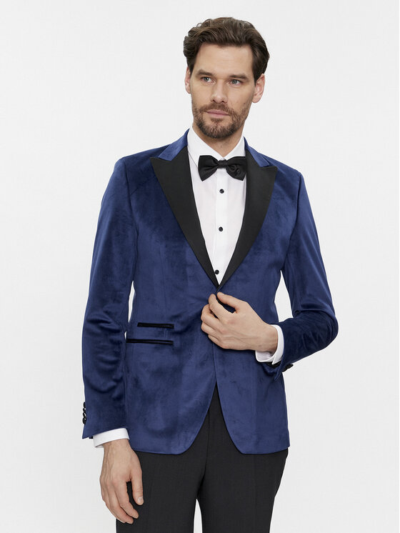 KARL LAGERFELD KARL LAGERFELD Sacou 155270 541009 Bleumarin Slim Fit