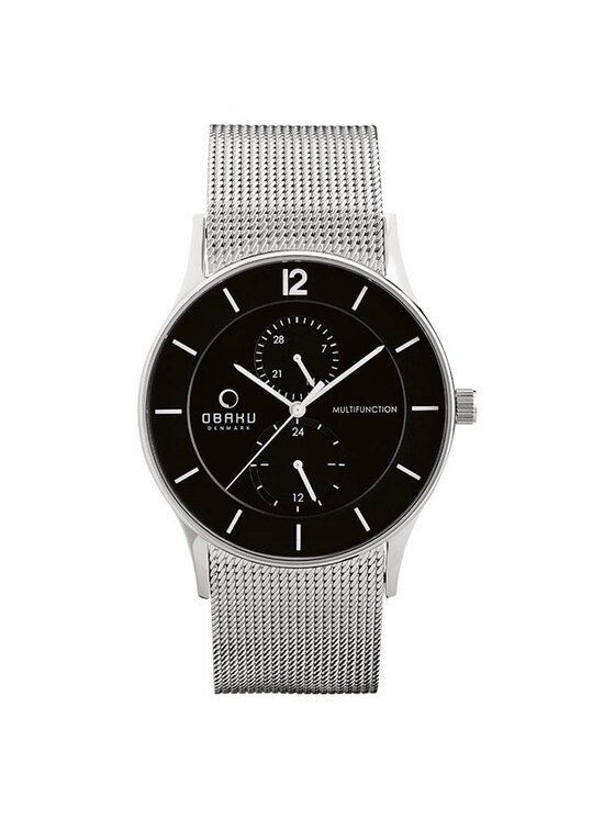 Obaku Obaku Hodinky V157GMCBMC Strieborná