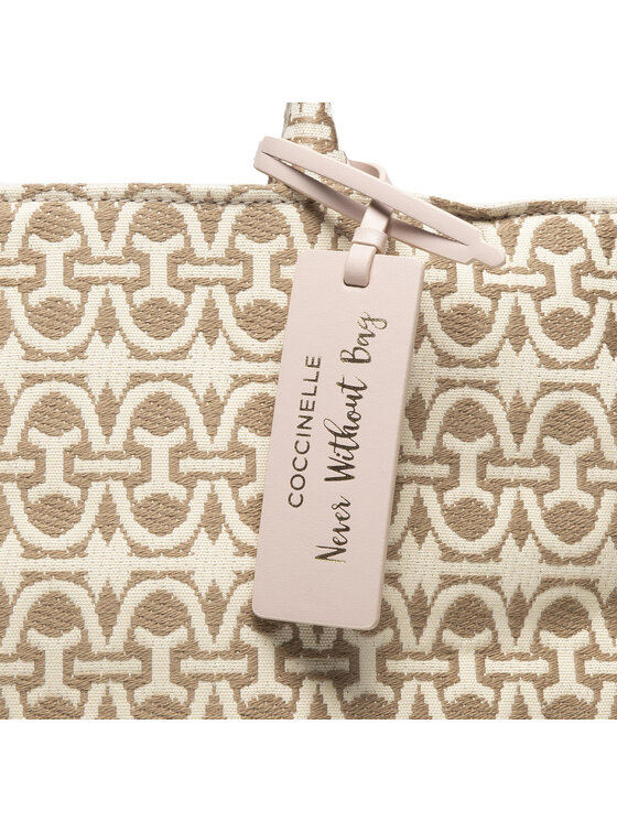 Coccinelle Coccinelle Handtasche LBD Never Without Bag Jacquar E1 LBD 18 01 01 Beige