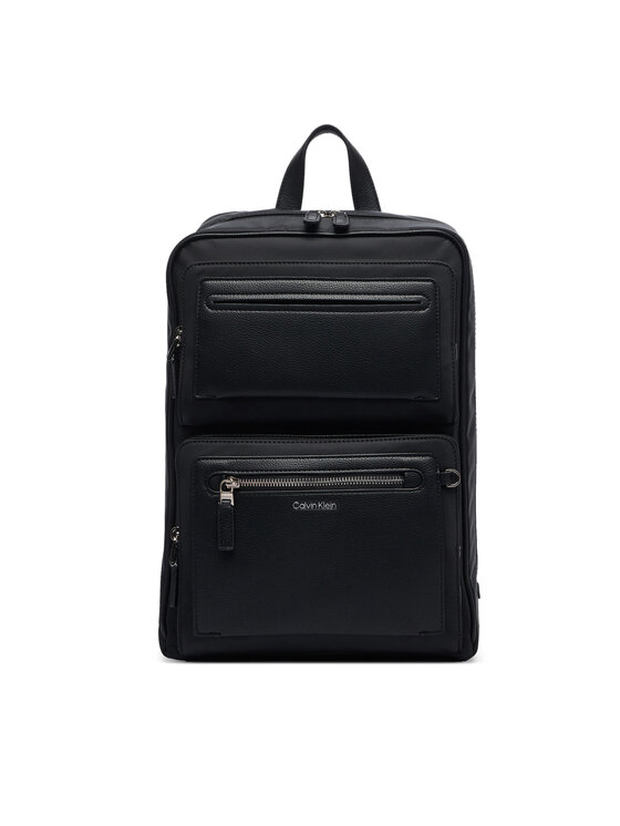 Calvin Klein Calvin Klein Σακίδιο Ssnl Raised Logo Double Pocket B LV04D3498G Μαύρο