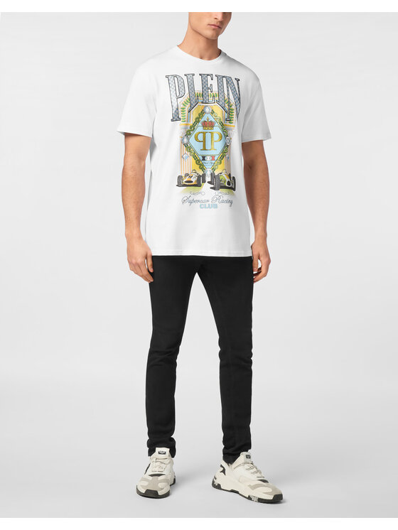 PHILIPP PLEIN PHILIPP PLEIN T-shirt 24931 Bianco Regular Fit