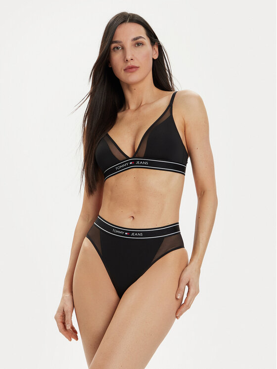 Tommy Hilfiger Tommy Hilfiger Sutien Bralette UW0UW05130 Negru