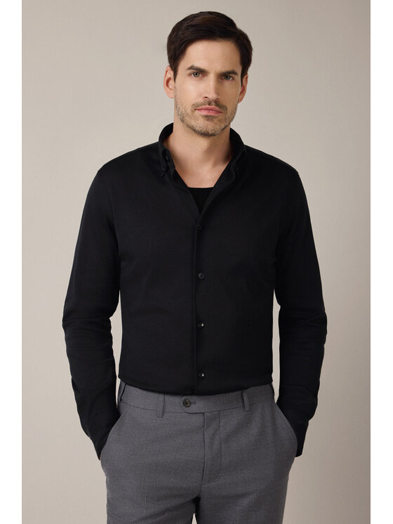 Lancerto Lancerto Koszula Giada KO073225000003 Czarny Slim Fit