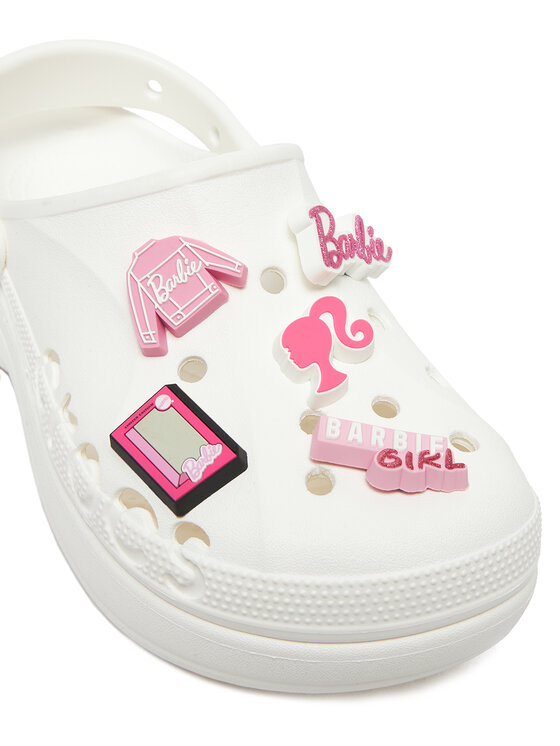 Crocs Crocs Cipő dekoráció BARBIE 5 PACK 10012070 5 PACK Rózsaszín