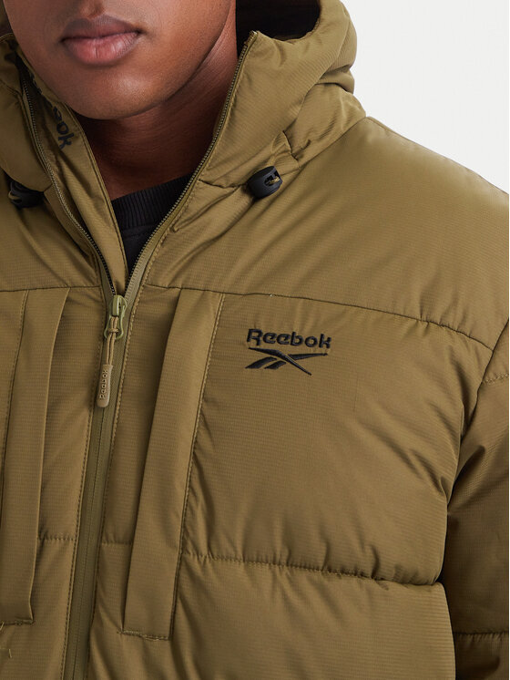 Reebok Reebok Ziemas jaka RCC00077 Tumši zaļa Regular Fit