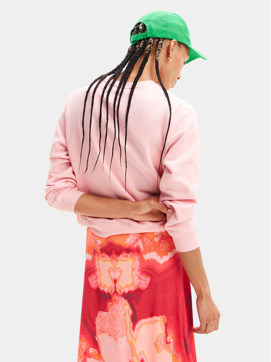 Desigual Desigual Felpa Travis 24SWSK30 Rosa Regular Fit