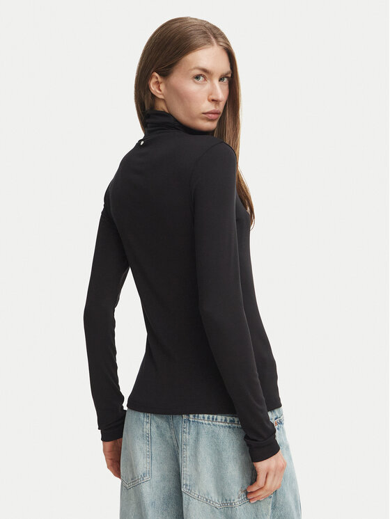 BOSS BOSS Bluzka Eliana 50548098 Czarny Slim Fit