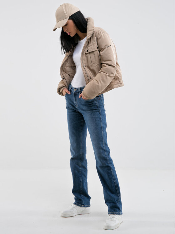 BIG STAR BIG STAR Jeansy MYRRA_313_190 Granatowy Straight Fit