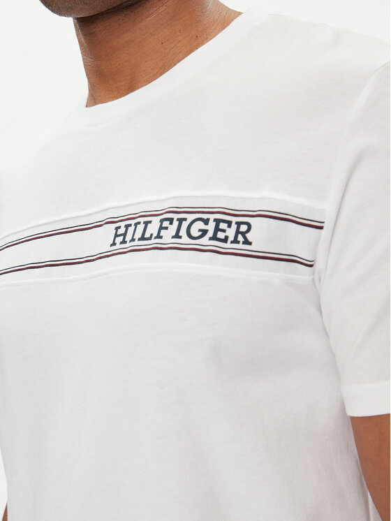 Tommy Hilfiger Tommy Hilfiger T-shirt UM0UM03196 Bijela Regular Fit