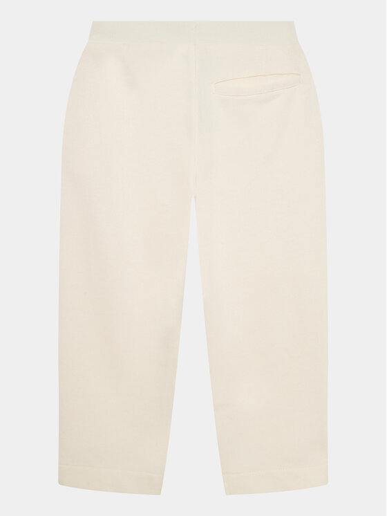 United Colors Of Benetton United Colors Of Benetton Sportinės kelnės 3J68CF03Z Écru Straight Fit