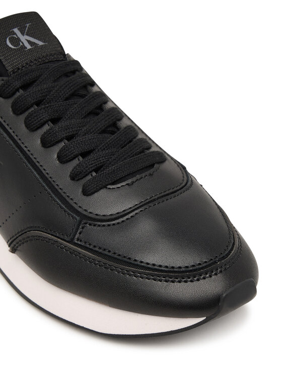 Calvin Klein Calvin Klein Laisvalaikio batai Retro Runner Sock Panl Lth Neo HW0HW03118 Juoda
